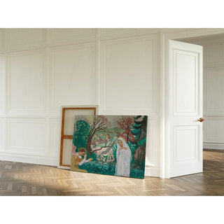 Annonciation au Jardin Printanier - Maurice Denis | Reproduction Tableau Décoration murale affiche copie