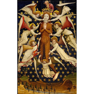 Anonymous - Diptych from the Winterfeld family foundation left wing obverse Maria lactans and Christ as Vir Do.webp