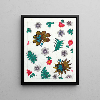 Anonymous - Floral design for printed textile Pl II.webp