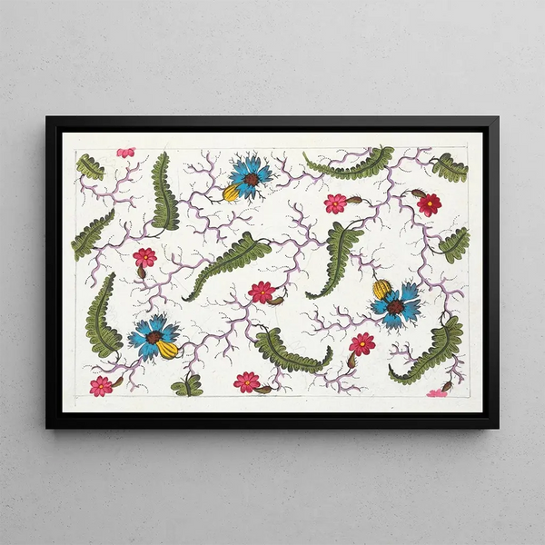 Anonymous - Floral design for printed textile Pl XIV.webp