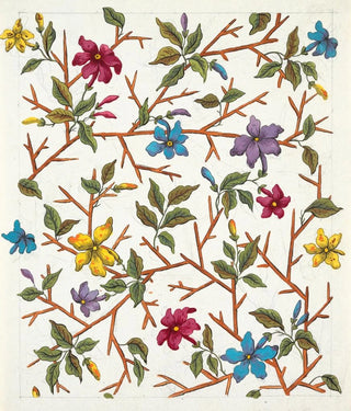 Anonymous - Floral design for printed textile Pl XIX.webp