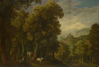 Anonymous - Forest Landscape with Coach.webp