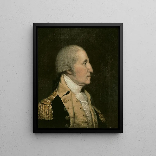 George Washington - Anonyymi — kehystetty taideteos seinällä