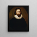 John Winthrop - Anonyymi — kehystetty taideteos seinällä