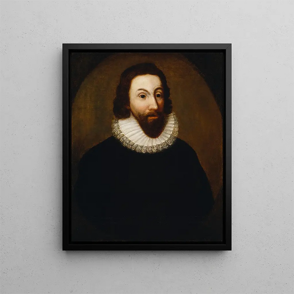 John Winthrop - Anonyymi — kehystetty taideteos seinällä
