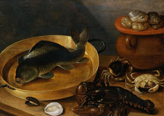 Anonymous - Kitchen Still Life with a Carp and Shellfish.webp