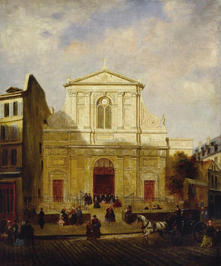 Anonymous - La faade de lglise des BlancsManteaux 1865.webp