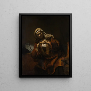 Anonymous - Old Woman Cutting Her Nails.webp
