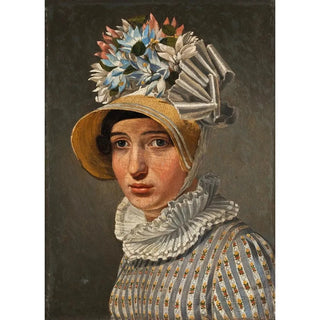 Anonymous - Portrait Of A Lady Probably The Roman Model Maddalena.webp