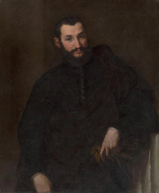Anonymous - Portrait of a Man With a Fragment of Antique Column.webp
