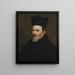Portrait de Charles Scribanius - Anonyme — kehystetty taideteos seinällä