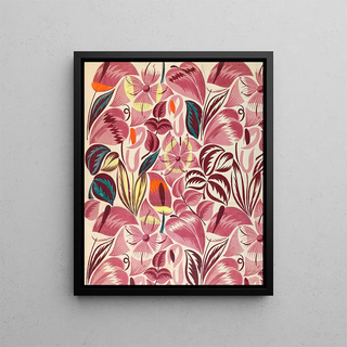 Anonymous - Textile Design Tropical Flowers.webp