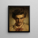 Nuoruusautoportraatti - Anselm Feuerbach — kehystetty taideteos seinällä