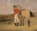 James Taylor Wray du Bedale Hunt avec son cheval alezan - Anson Ambrose Martin — näkymä teoksesta