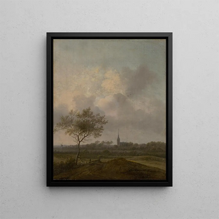 Anthonie Jansz van der Croos - Landscape with Church in Rijswijck.webp