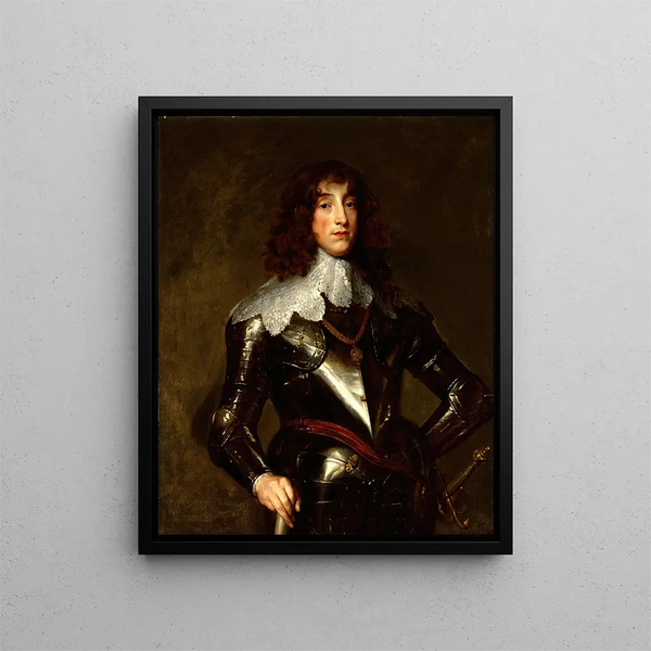Charles Louis Électeur Palatin - Antoine van Dyck — kehystetty taideteos seinällä