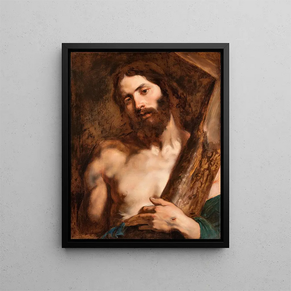 Le Christ portant la croix - Antoine van Dyck — kehystetty taideteos seinällä