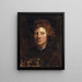 Tête d'un jeune homme - Antoine van Dyck — kehystetty taideteos seinällä