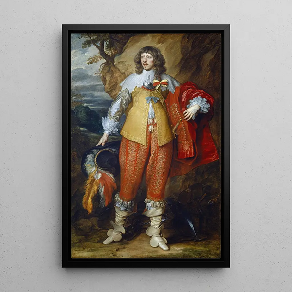 Henri II de Lorraine - Antoine van Dyck — kehystetty taideteos seinällä