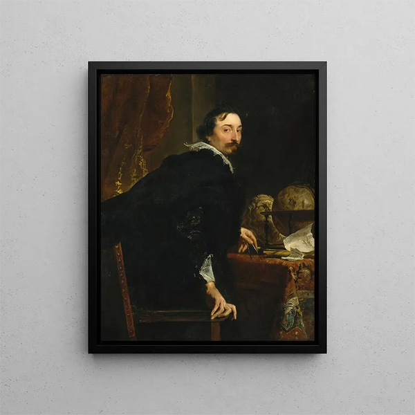 Lucas van Uffel kuoli vuonna 1637 - Antoine van Dyck — kehystetty taideteos seinällä