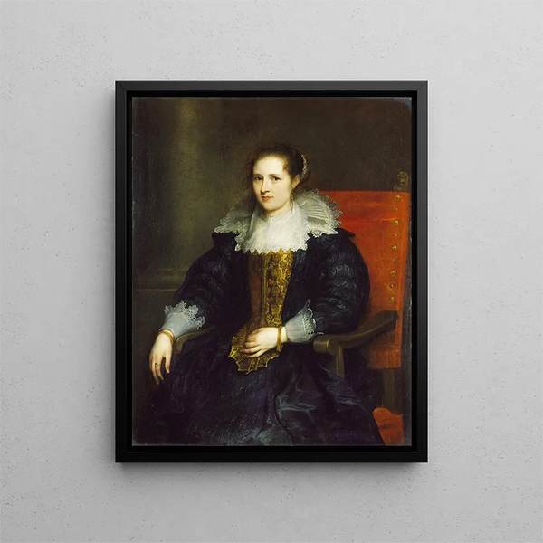 Isabella Waerbeke - Antoine van Dyck — kehystetty taideteos seinällä