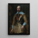 Jean VIII:n kreivi Nassau-Siegenin muotokuva - Antoine van Dyck — kehystetty taideteos seinällä