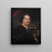 Portrait de Pieter Soutman - Antoine van Dyck — kehystetty taideteos seinällä