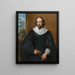 Portrait de Quintijn Symons - Antoine van Dyck — kehystetty taideteos seinällä