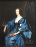 Kuningatar Henriette Marie Englannista - Antoine van Dyck — näkymä teoksesta