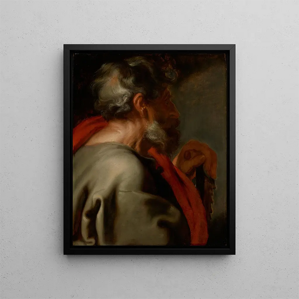 apostoli Simonista - Antoine van Dyck — kehystetty taideteos seinällä