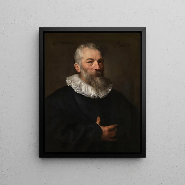 Le peintre Marten Pepijn - Antoine van Dyck — kehystetty taideteos seinällä