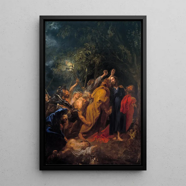 Maalauksen jäljennös Antoine van Dyckin Kristuksen pidätyksen | Maalaus