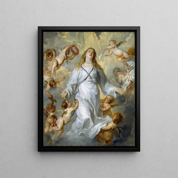 La Vierge comme intercesseur - Antoine van Dyck — kehystetty taideteos seinällä