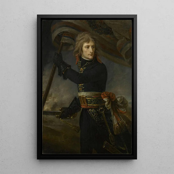 Maalauksen jäljennös Bonaparte-piirros Arcole-sillalla - Antoine-Jean Gros