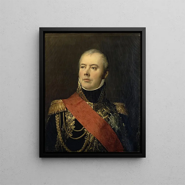 Mac Donald, Tarentinin herttua, Ranskan marsalkka 1765-1840 - Antoine-Jean Gros — kehystetty taideteos seinällä