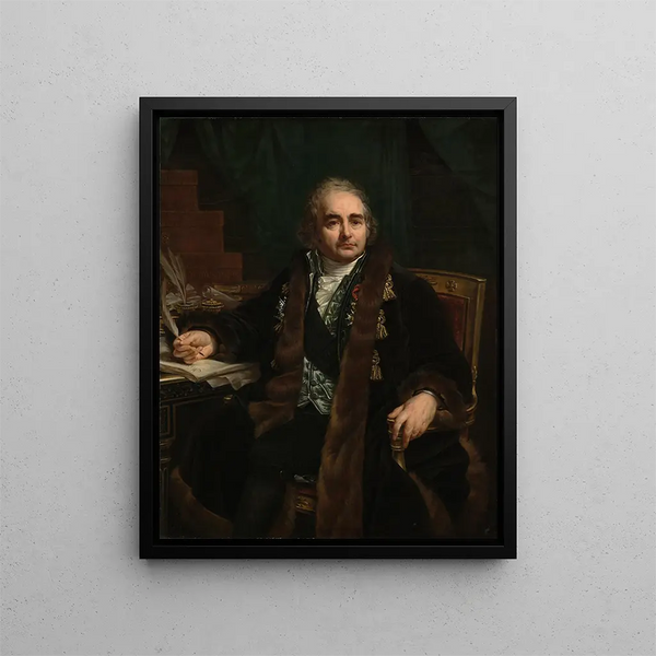Jean-Antoine Chaptal - Antoine-Jean Gros — kehystetty taideteos seinällä