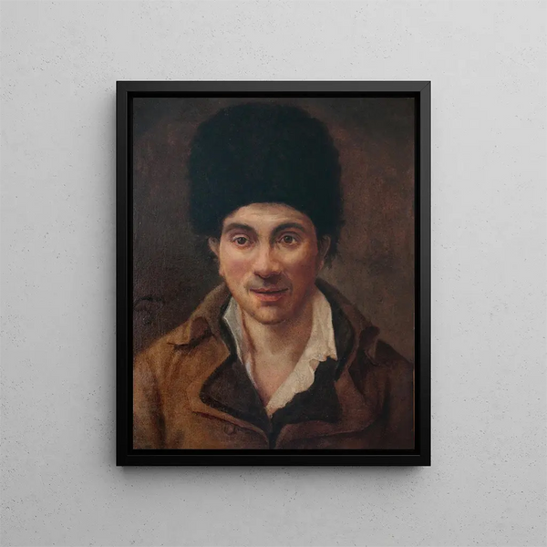 Portrait présumé du Cordonnier Simon - Antoine-Jean Gros — kehystetty taideteos seinällä