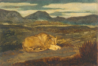 AntoineLouis Barye - Lion Endormi.webp