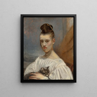 AntoineLouis Barye - Portrait Of The Artists Daughter Clara.webp