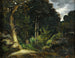 Fontainebleaun metsän näkymä - Antoine-Louis Barye — näkymä teoksesta
