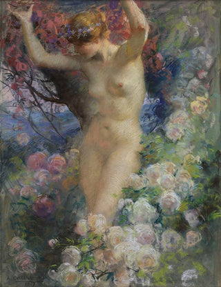 Antoine Calbet - Parmi les roses.webp