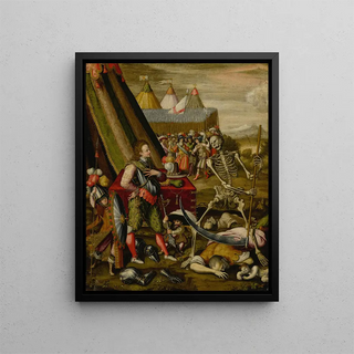 Antoine Caron - The Dialogue of the Prince with Death Allegory of the Horrors of War.webp