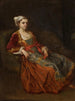 Portrait d'une dame en robe turque assise dans un fauteuil - Antoine De Favray — näkymä teoksesta