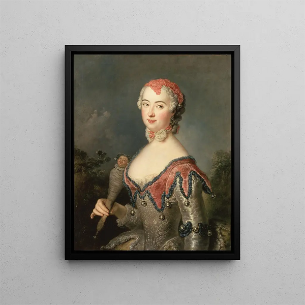 Charlotte Fredrika Sparre - Antoine Pesne — kehystetty taideteos seinällä