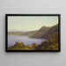 Le Lac Albain - Antoine Victor Edmond Joinville — kehystetty taideteos seinällä