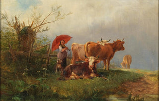 Anton Braith - Der rote Schirm.webp
