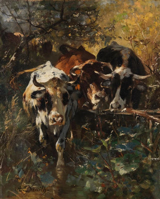 Anton Braith - Khe in der Waldweide.webp
