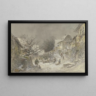 Anton Burger - Winteransicht von Falkenstein.webp