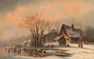 Anton Doll - Schlittschuhlufer im winterlichen Moorenweis.webp