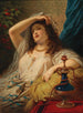 Une odalisque avec une pipe à eau - Anton Ebert — näkymä teoksesta